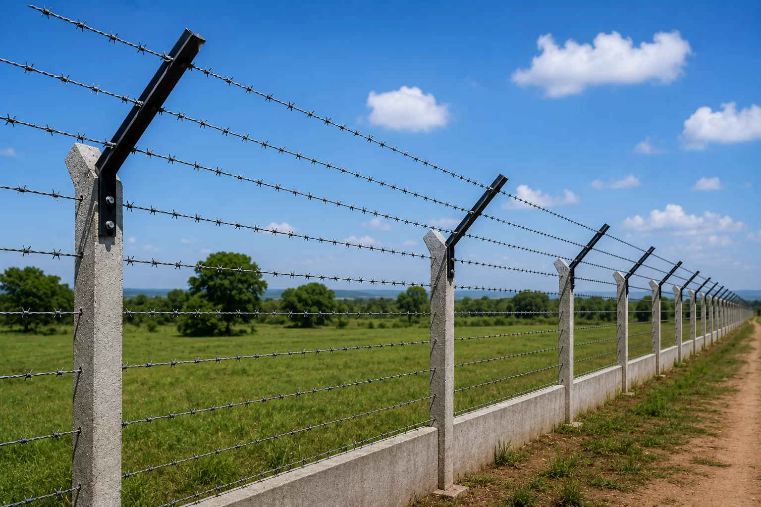 Barbed Wire Fencing